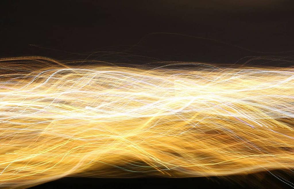 time lapsed photography of yellow light